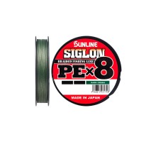 Шнур Sunline Siglon PE х8 250m 10.0 130lb/60.0kg Dark Green (1658.10.53)