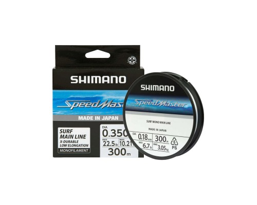 Волосінь Shimano Speedmaster Surf Mono 1200m 0.18mm 3.05kg (SMSM181200)