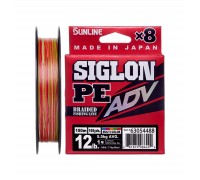 Шнур Sunline Siglon PE ADV х8 150m 0.6/0.132mm 8lb/3.6kg Multi Color (1658.10.80)