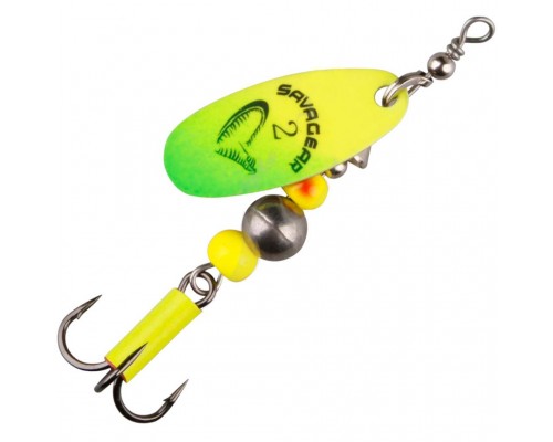 Блешня Savage Gear Caviar Spinner #4 18.0g 07-Fluo Yellow/Chartreuse (1854.05.66)