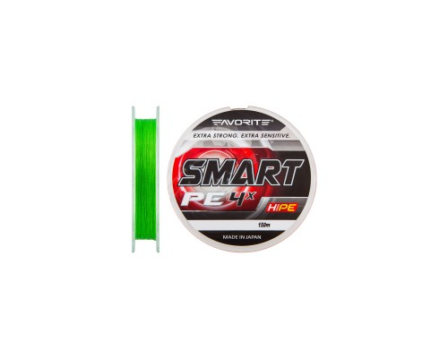 Шнур Favorite Smart PE 4x 150м (салат.) #0.5/0.117мм 3.6кг (1693.10.38)
