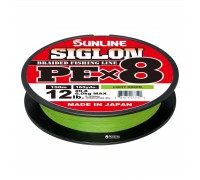 Шнур Sunline Siglon PE х8 150m 0.3/0.094mm 5lb/2.1kg Light Green (1658.09.60)