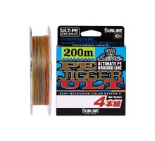 Шнур Sunline PE-Jigger ULT 200m 1.5/0.205mm 25lb/11.0kg Multi Color (1658.10.36)
