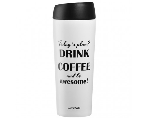 Термокружка Ardesto Coffee Time Awesome 450 мл Beige (AR2645DMW)