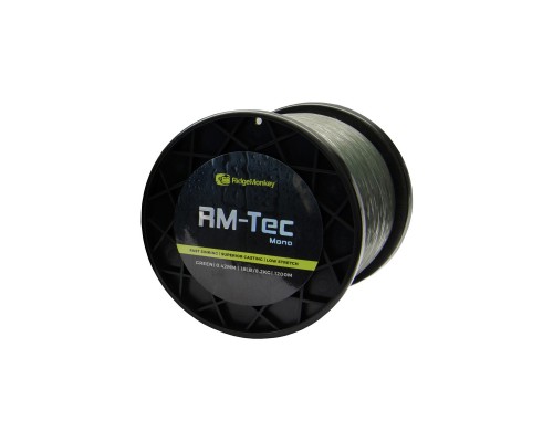Волосінь RidgeMonkey RM-Tec Mono 1200m 0.35mm 12lb/5.4kg Green (9168.02.06)