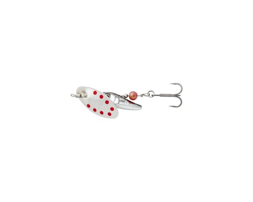 Блешня Savage Gear Sticklebait Spinner 3 9.1g Dirty Silver Red (1854.44.77)