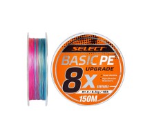 Шнур Select Basic PE 8x 150m Multi Color 1.0/0.14mm 18lb/8.2kg (1870.31.44)