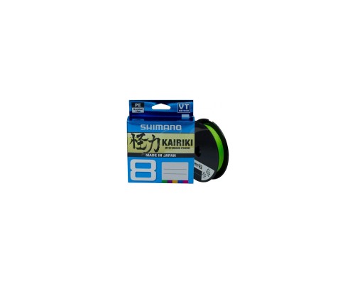 Шнур Shimano Kairiki 8 PE Mantis Green 150m 0.215mm 20.8kg (59WPLA58R06)