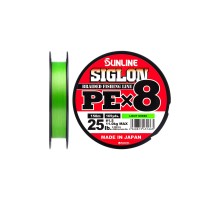 Шнур Sunline Siglon PE х8 150m 1.5/0.209mm 25lb/11.0kg Light Green (1658.09.67)